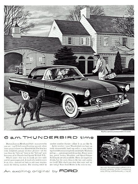 1955 Ford Thunderbird Advertising